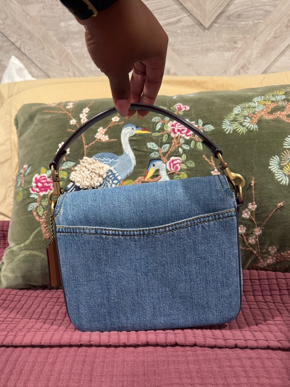 COACH Cassie 19 Denim Crossbody bag - Picture 3 of 10